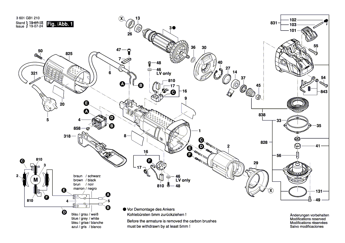 New Genuine Bosch 1619P15088 Nameplate
