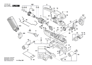 New Genuine Bosch 1619P15125 Nameplate
