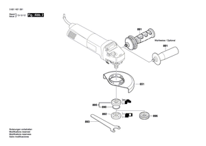 New Genuine Bosch 1619P15212 Grinding Spindle