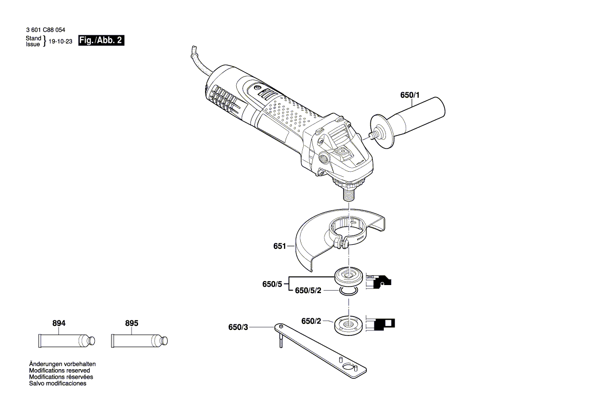 New Genuine Bosch 1619P15285 Manufacturer's nameplate