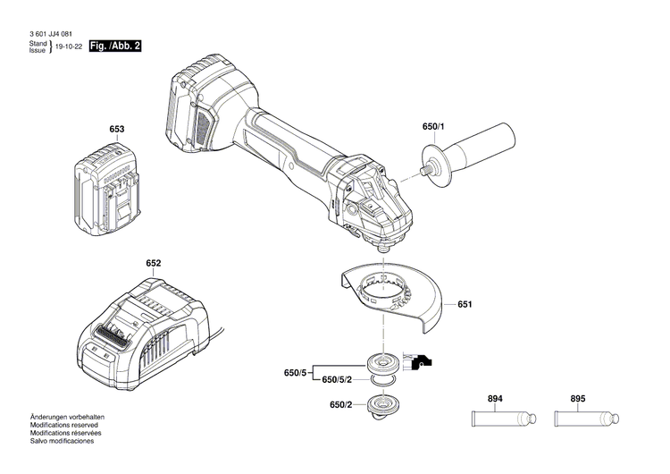New Genuine Bosch 1619P15476 Nameplate