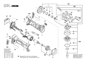 New Genuine Bosch 1619P15487 Warning Plate