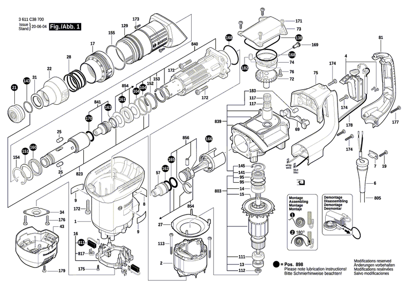 New Genuine Bosch 1619P15580 Nameplate