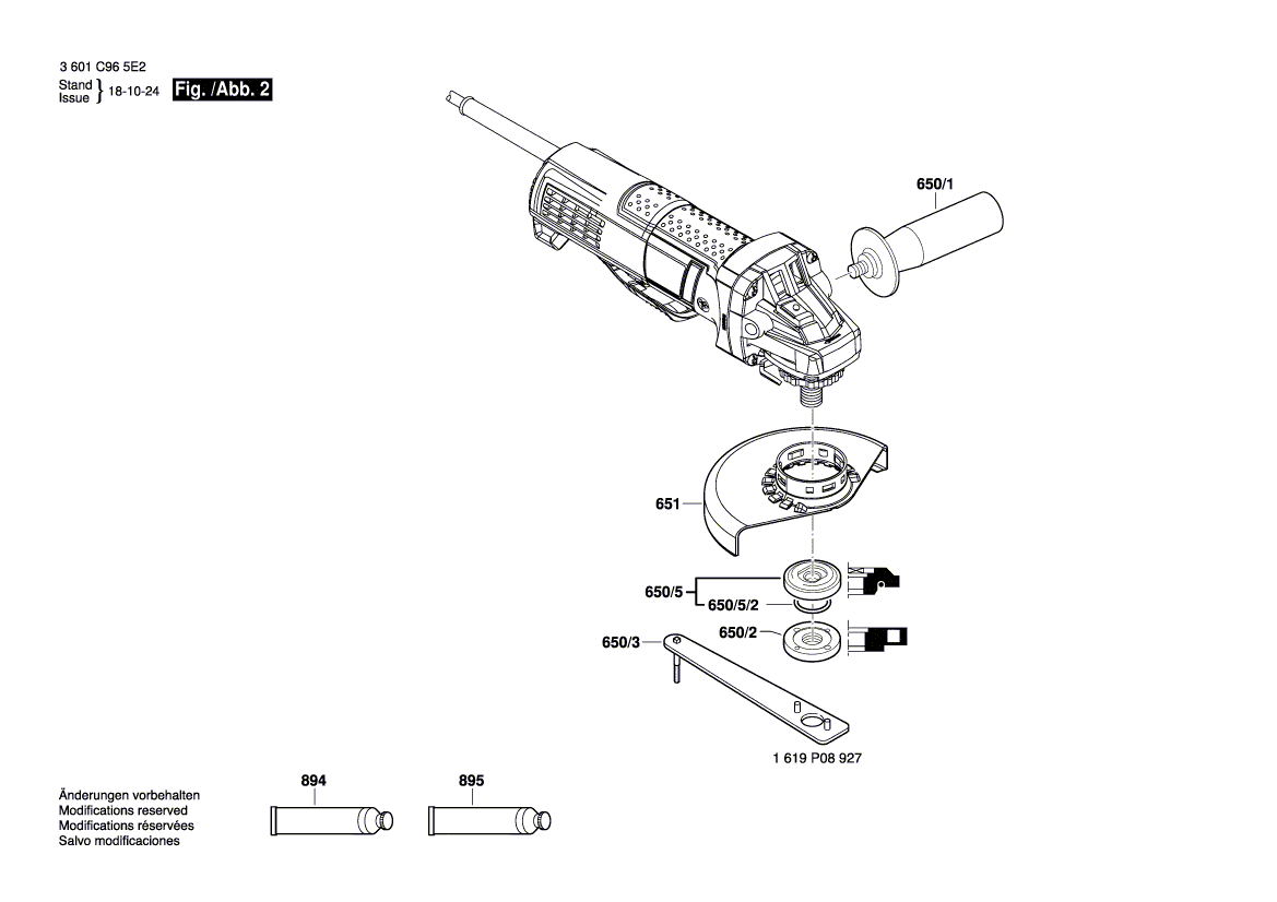 New Genuine Bosch 1619P15593 Housing Cover