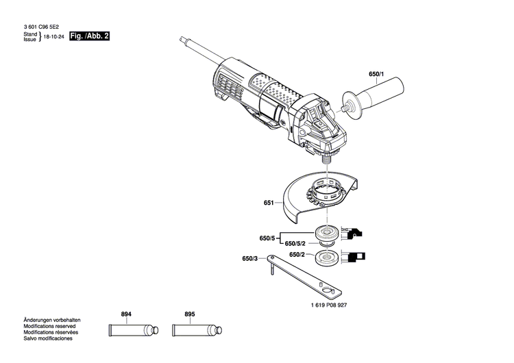 New Genuine Bosch 1619P15593 Housing Cover