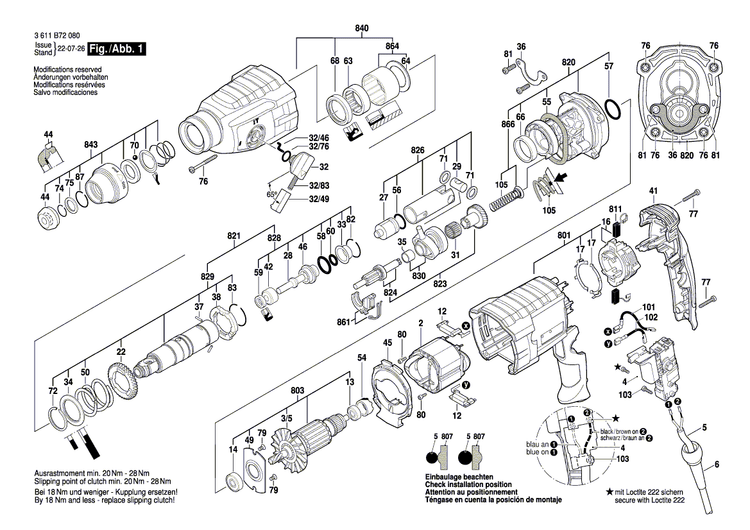 New Genuine Bosch 1619P15613 Armature