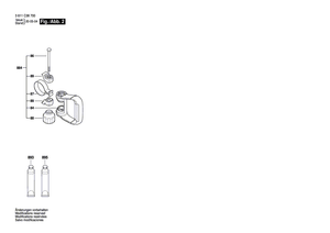 New Genuine Bosch 1619P15619 Manufacturer's nameplate