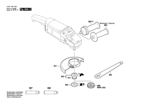 New Genuine Bosch 1619P15624 Bearing Flange