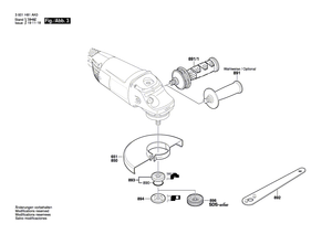 New Genuine Bosch 1619P15645 Bearing Flange