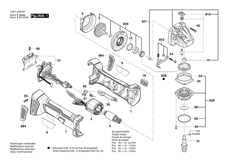 New Genuine Bosch 1619P15780 Manufacturer's nameplate