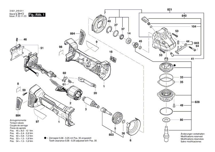 New Genuine Bosch 1619P15786 Nameplate