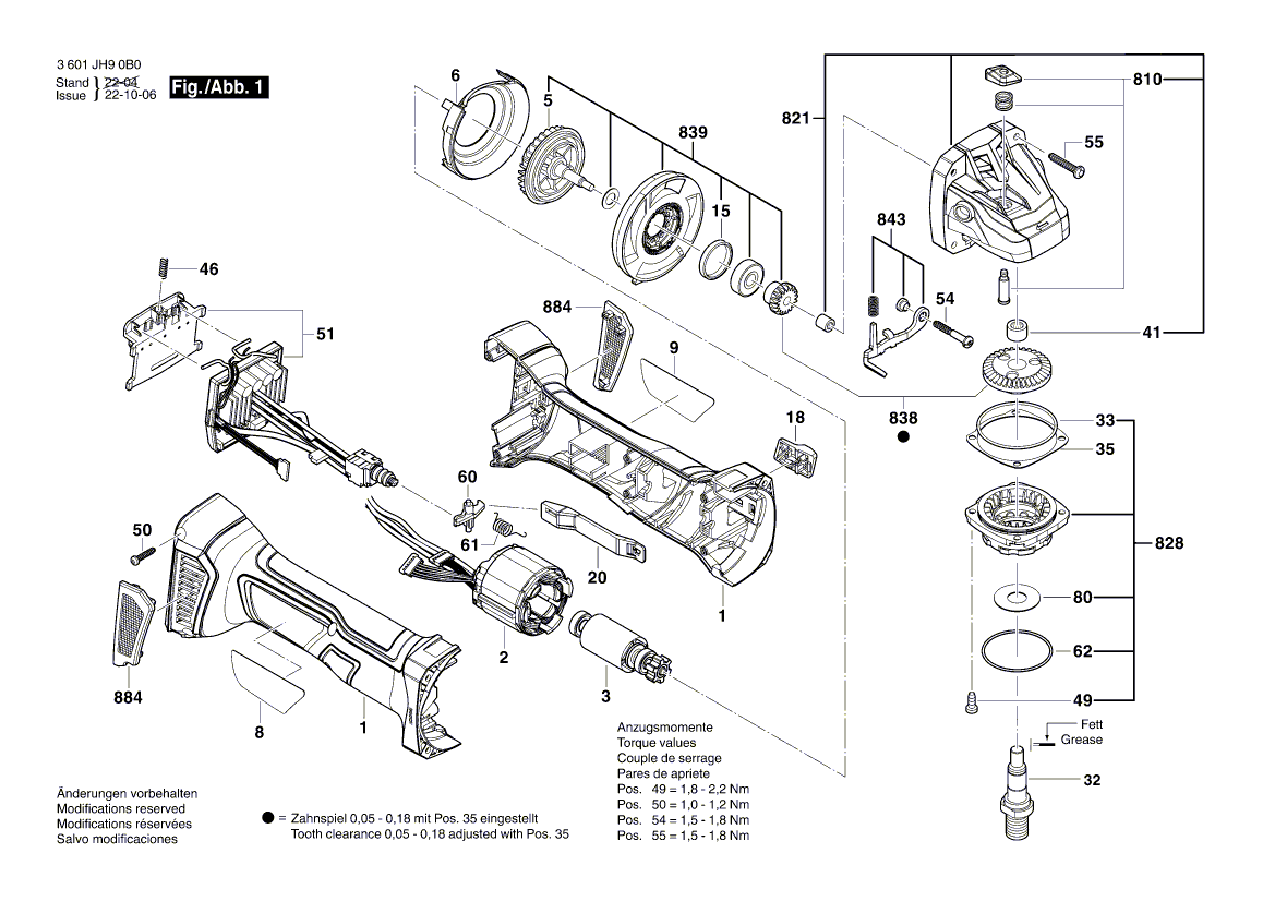 New Genuine Bosch 1619P15787 Nameplate