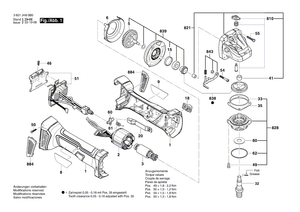 New Genuine Bosch 1619P15787 Nameplate
