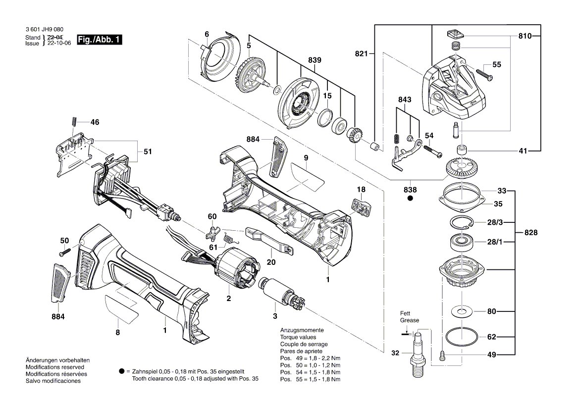 New Genuine Bosch 1619P15789 Nameplate