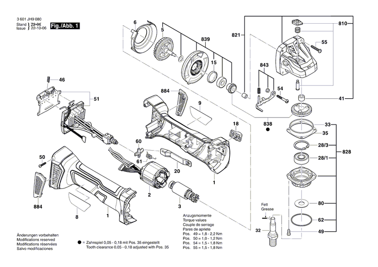 New Genuine Bosch 1619P15790 Nameplate