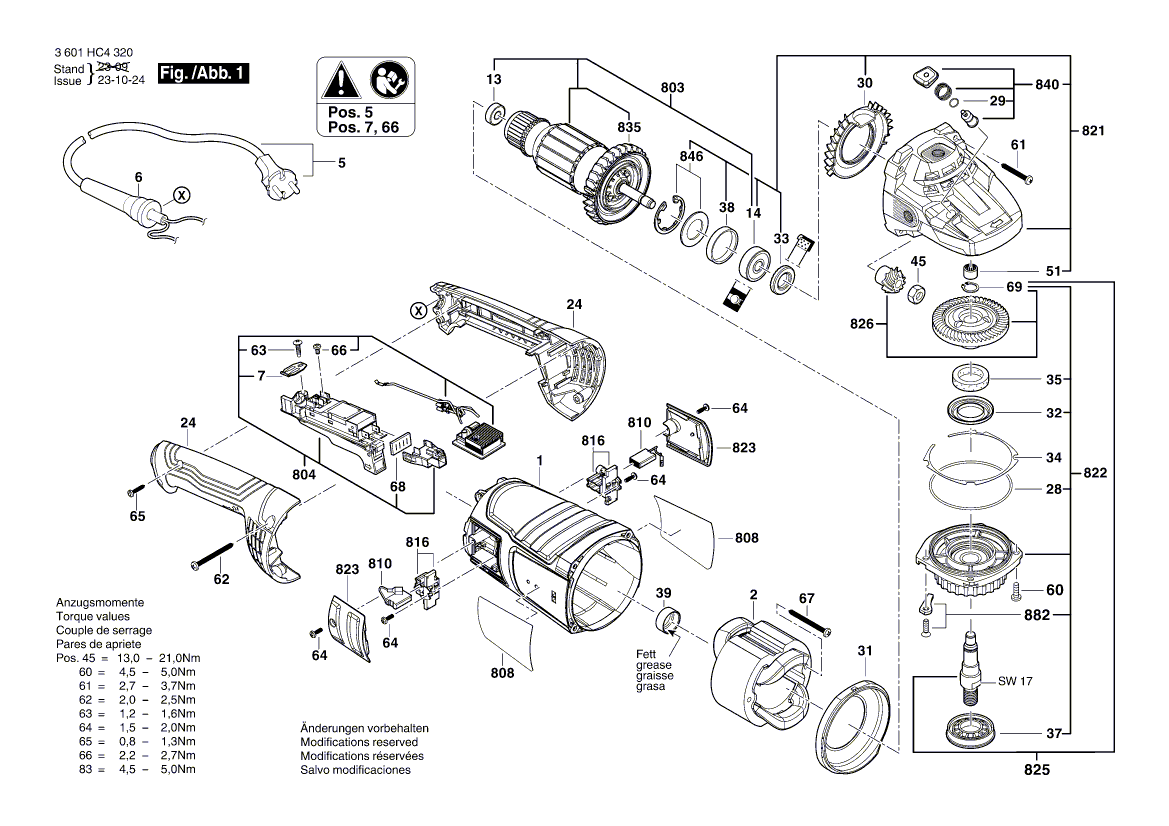New Genuine Bosch 1619P15871 Gear Housing