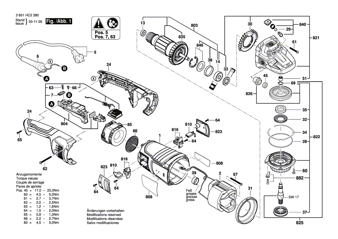 New Genuine Bosch 1619P16073 Label