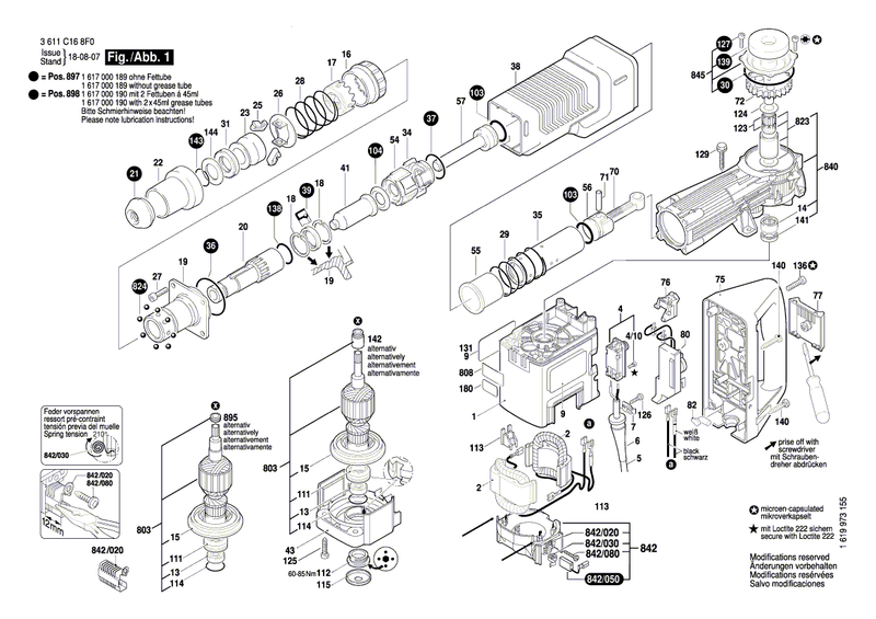 New Genuine Bosch 1619P16141 Indexing Disk