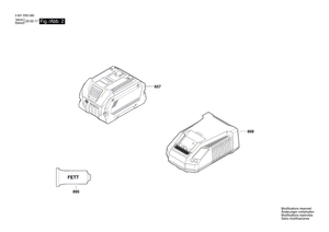 New Genuine Bosch 1619P16208 Housing Section