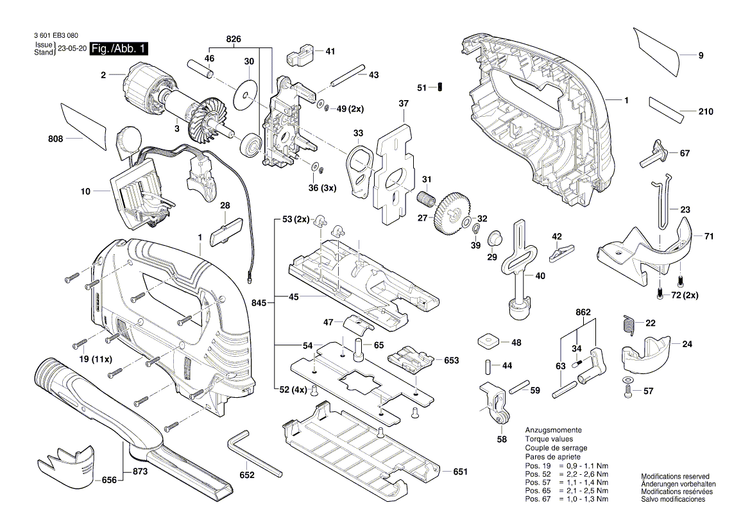 New Genuine Bosch 1619P16218 Electronics Module