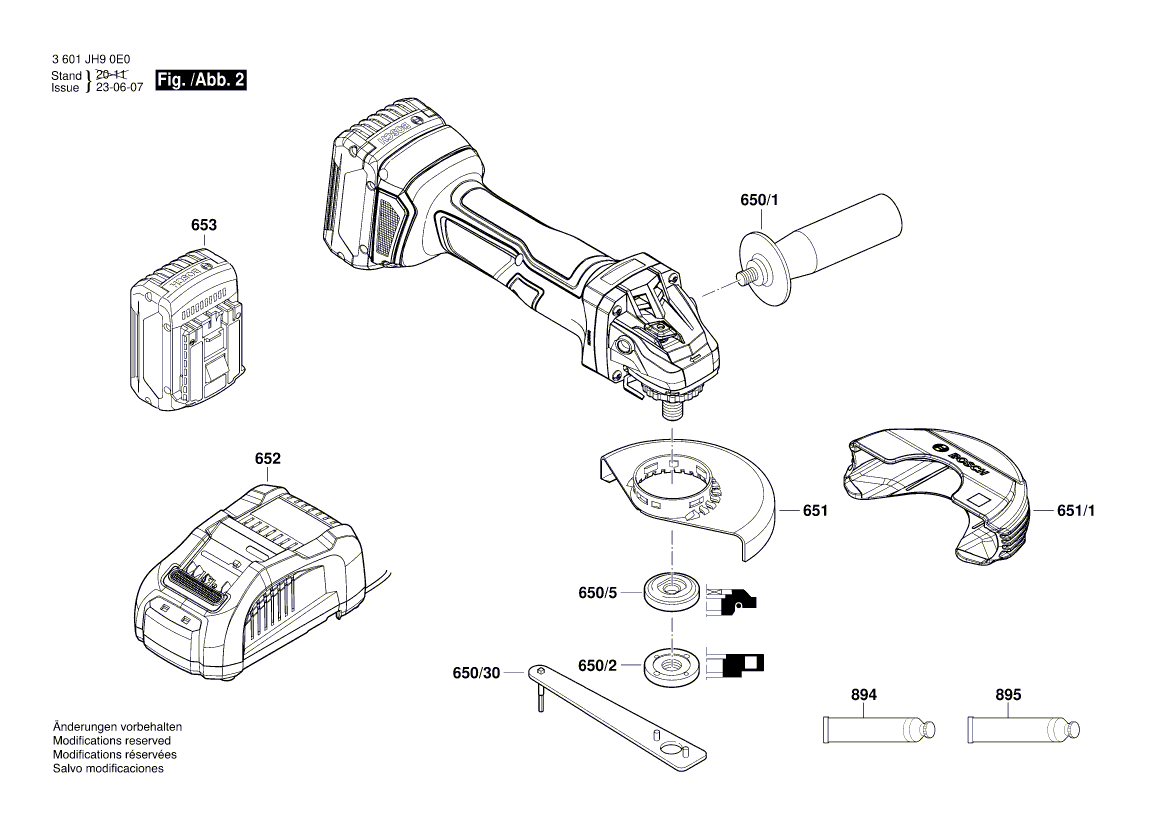 New Genuine Bosch 1619P16236 Push Button