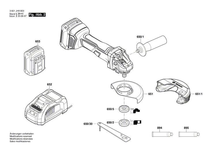 New Genuine Bosch 1619P16236 Push Button