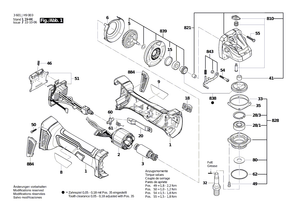 New Genuine Bosch 1619P16240 Gear Unit