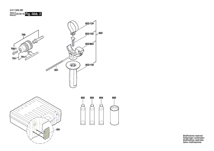 New Genuine Bosch 1619P16269 Nameplate
