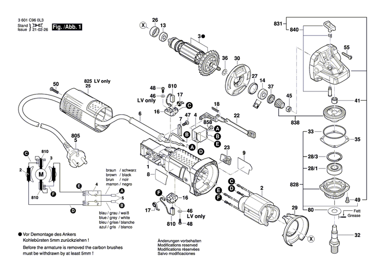 New Genuine Bosch 1619P16294 Set Of Gears