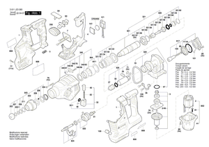 New Genuine Bosch 1619P16689 Impact Mechanism Housing