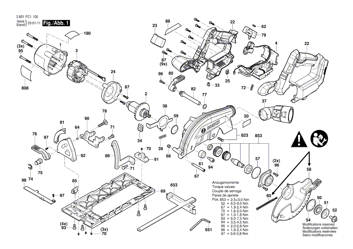 New Genuine Bosch 1619P16966 Base Plate