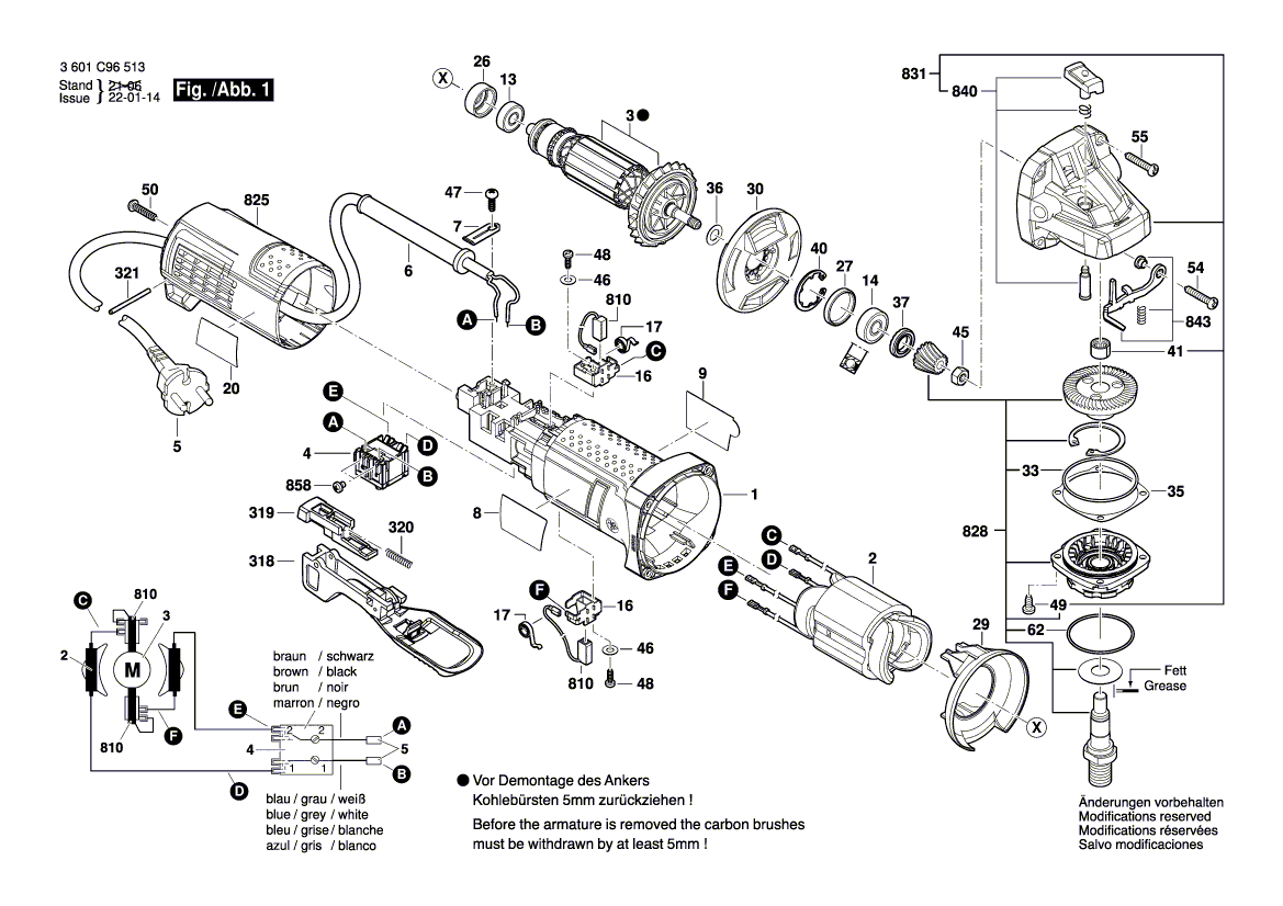 New Genuine Bosch 1619P17014 Manufacturer's nameplate