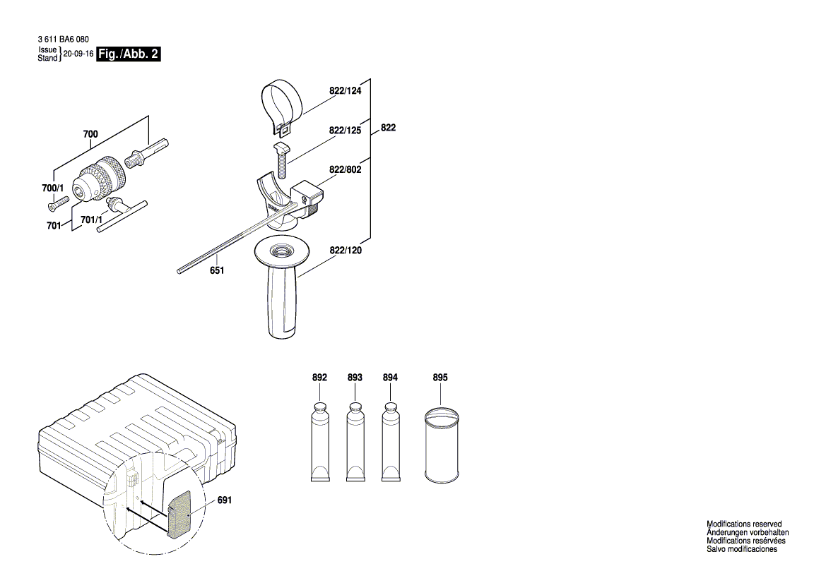 New Genuine Bosch 1619P17025 Armature