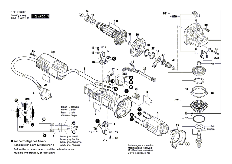 New Genuine Bosch 1619P17051 Gear Housing