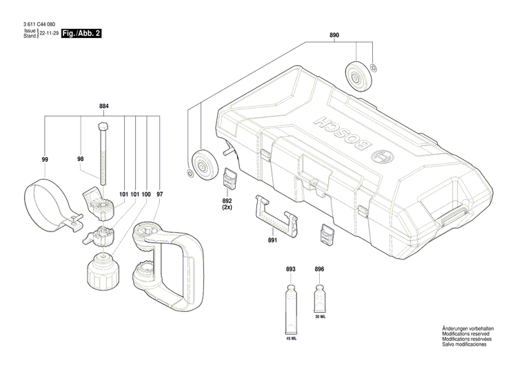 New Genuine Bosch 1619P17054 Retaining ring
