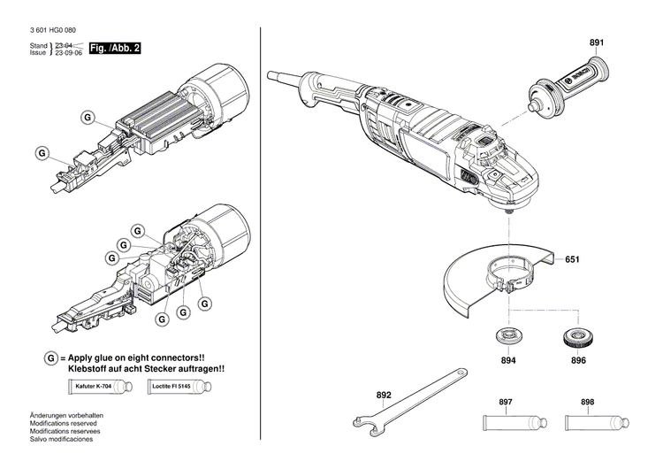 New Genuine Bosch 1619P17219 Gear Housing