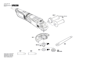 New Genuine Bosch 1619P17220 Bearing Flange