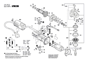 New Genuine Bosch 1619P17442 Bearing Flange