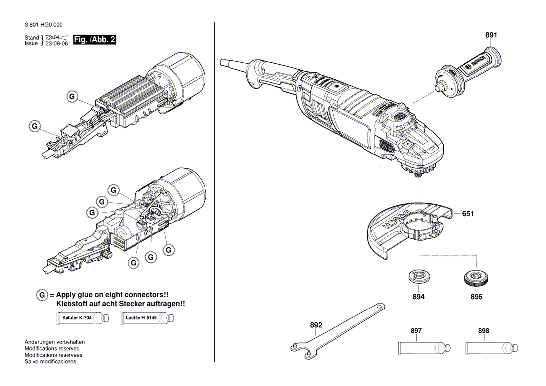 New Genuine Bosch 1619P17478 Switch