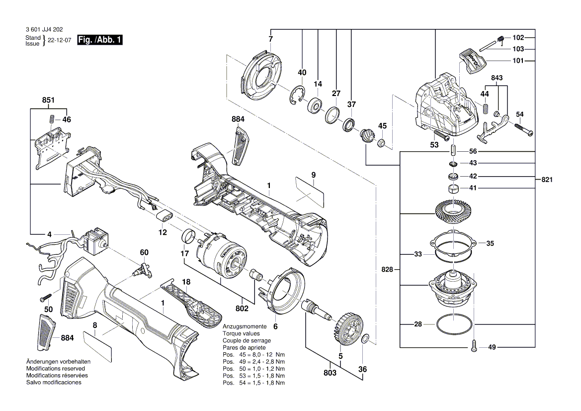 New Genuine Bosch 1619P17525 Manufacturer's nameplate
