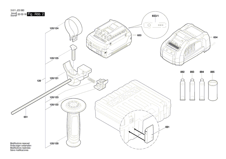 New Genuine Bosch 1619P17684 Sticker