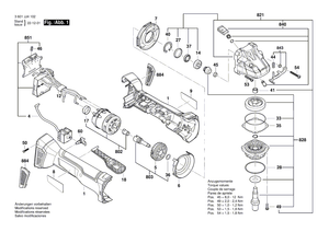 New Genuine Bosch 1619P17885 Bearing Flange