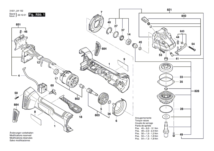 New Genuine Bosch 1619P17885 Bearing Flange