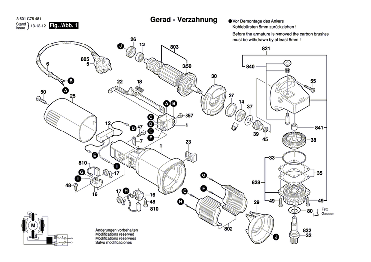New Genuine Bosch 1619P20072 Housing Cover