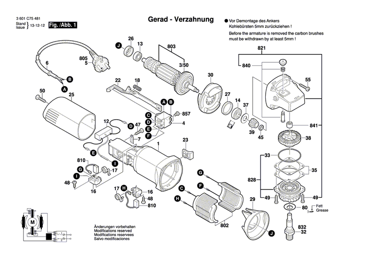 New Genuine Bosch 1619P20114 Pin-Type Face-Wrench