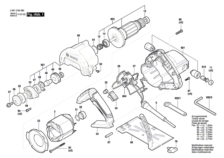 New Genuine Bosch 1619P20375 Armature