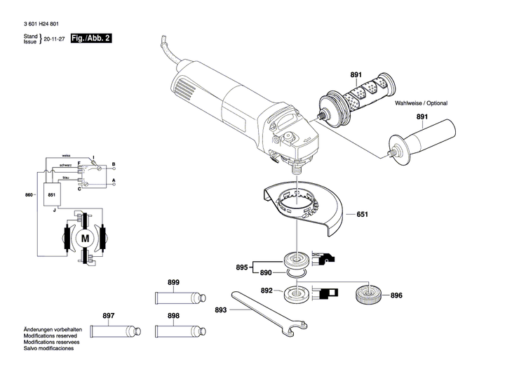 New Genuine Bosch 1619P21055 Nameplate