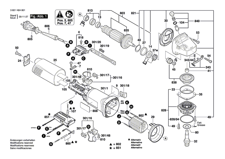 New Genuine Bosch 1619P21055 Nameplate