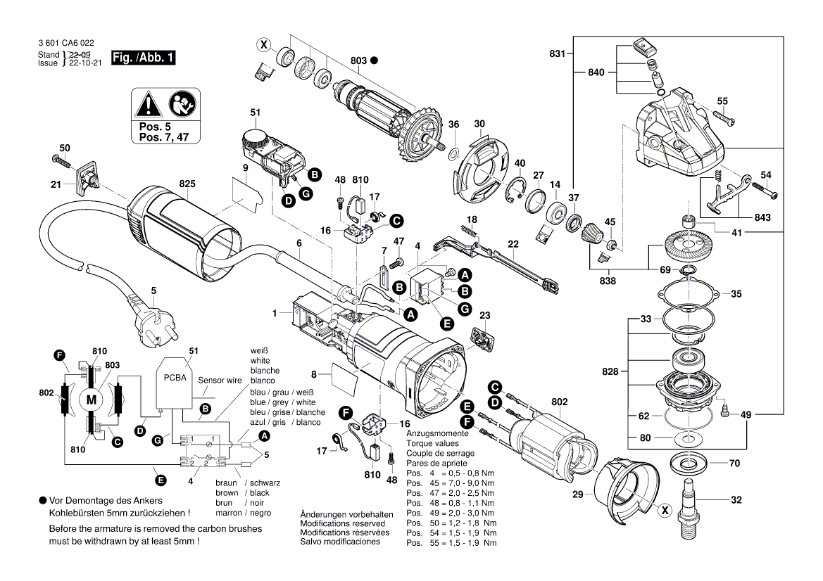 New Genuine Bosch 1619P21176 Gear Housing