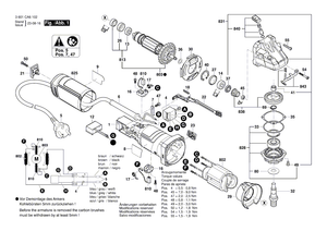 New Genuine Bosch 1619P21177 Push-Button